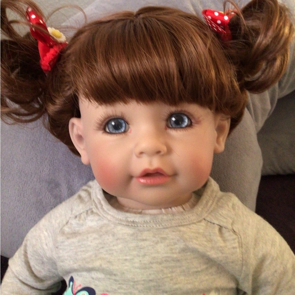 Baby look alike doll-wearing JCPenney “newborn“JCP, original clothes available.